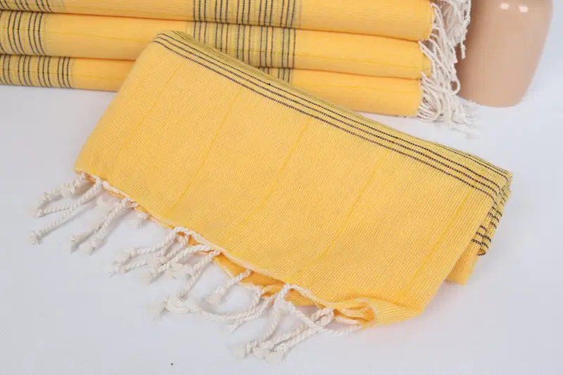 Best Friend Christmas Gift, 70x40 Cotton Striped Towel, Custom Gift, Hammam towel, Personalized Gift, Turkish Towel Personalized, Monogram Towels - 7