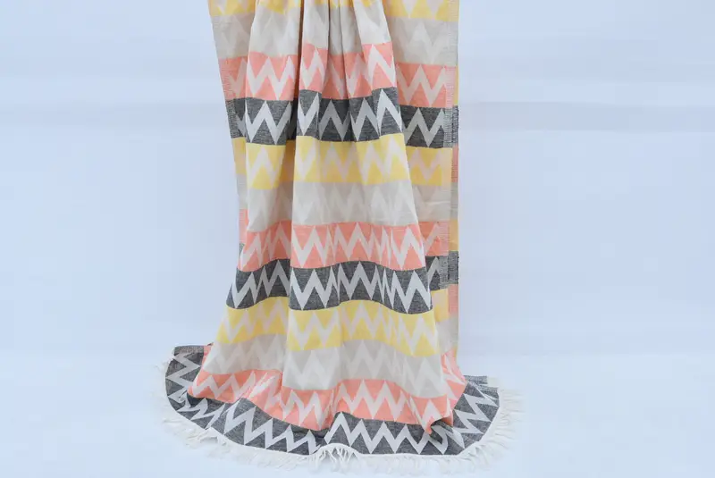 Bachelor Towel, 70x40 Cotton Zigzag Design Towel, Peshtemal Towel, Wedding Anniversary Gift, Housewarming Gift, Custom Towel, Bachelorette Favor - 8