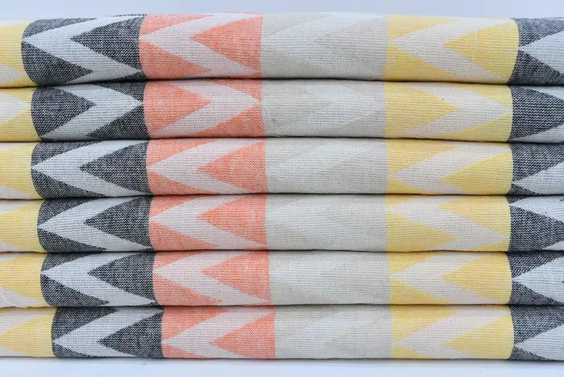 Bachelor Towel, 70x40 Cotton Zigzag Design Towel, Peshtemal Towel, Wedding Anniversary Gift, Housewarming Gift, Custom Towel, Bachelorette Favor - 3