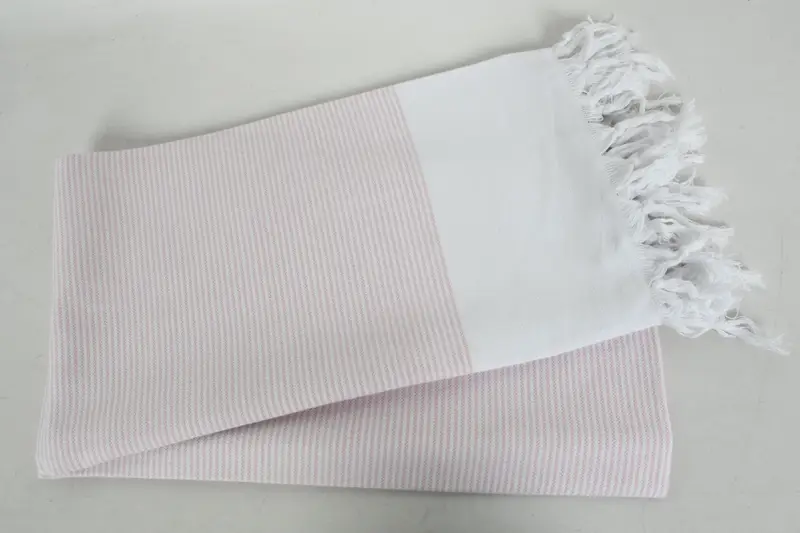 Personalized Bridesmaid Gift, Cotton towel, Lightweight Turkish towel, 70x40 Cotton Striped Towel, Wedding Day Gift For Bride, Kids Beach Towel - 6