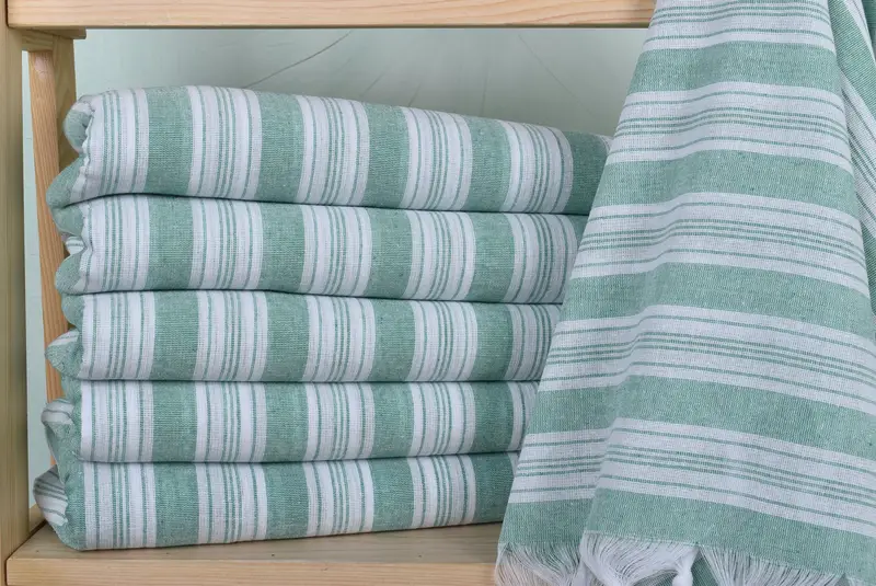 Monogram Beach Towel, Home Decor Gifts, Turkish Towel Bulk, Anniversary Gift For Her, Sand-free towel, 70x40 Cotton Striped Towel, Best Wedding Gift - 2