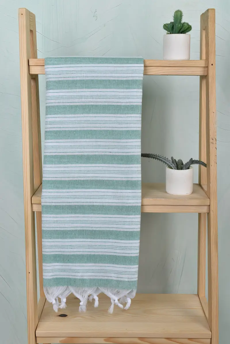 Monogram Beach Towel, Home Decor Gifts, Turkish Towel Bulk, Anniversary Gift For Her, Sand-free towel, 70x40 Cotton Striped Towel, Best Wedding Gift - 8