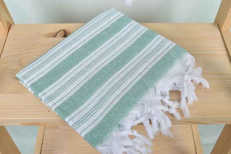 Monogram Beach Towel, Home Decor Gifts, Turkish Towel Bulk, Anniversary Gift For Her, Sand-free towel, 70x40 Cotton Striped Towel, Best Wedding Gift - 5