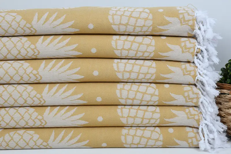 Bachelor Towel, Bachelorette Party Decorations, Custom Towel, Wedding Day Gift For Bride, Peshtemal Towel, 70x36 Cotton Pineapple Design Towel - 2