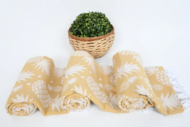 Bachelor Towel, Bachelorette Party Decorations, Custom Towel, Wedding Day Gift For Bride, Peshtemal Towel, 70x36 Cotton Pineapple Design Towel - 8