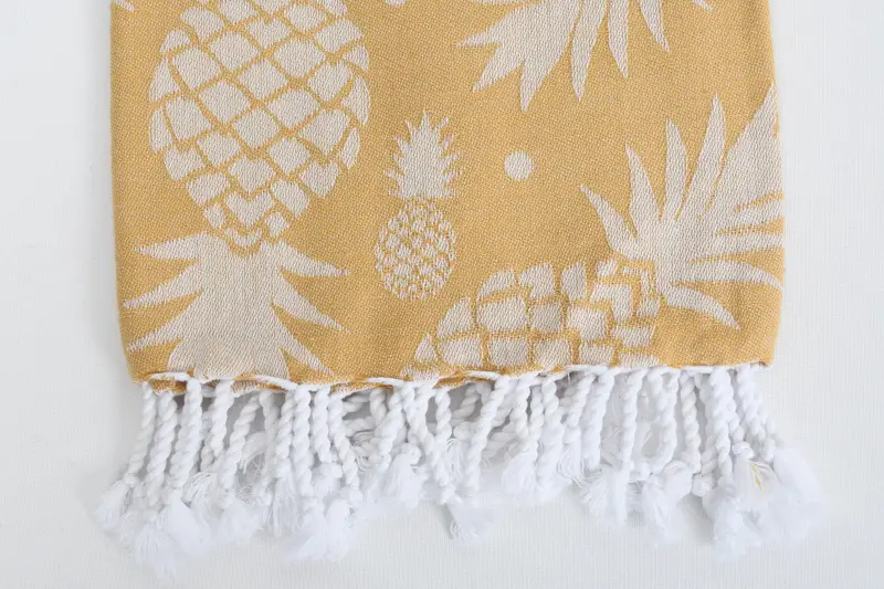 Bachelor Towel, Bachelorette Party Decorations, Custom Towel, Wedding Day Gift For Bride, Peshtemal Towel, 70x36 Cotton Pineapple Design Towel - 3