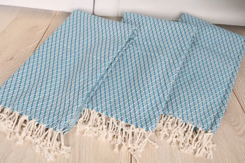 68x40 Cotton Geometric Towel, Yoga Towel, Quick-dry peshtemal, Bachelorette Party Gifts Bridesmaids, Bachelorette Party Favors, Welcome Wedding Gift - 6