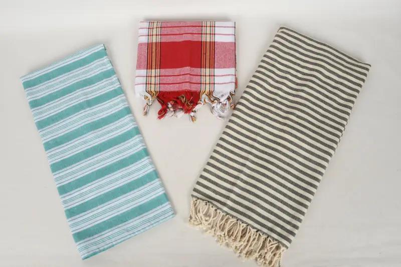 Turkish beach towel with fringe, Cotton towel, Bachelorette Party Favors, Absorbent Turkish towel, Valentines Gift, 70x40 Cotton Set of 10 Towel - 7