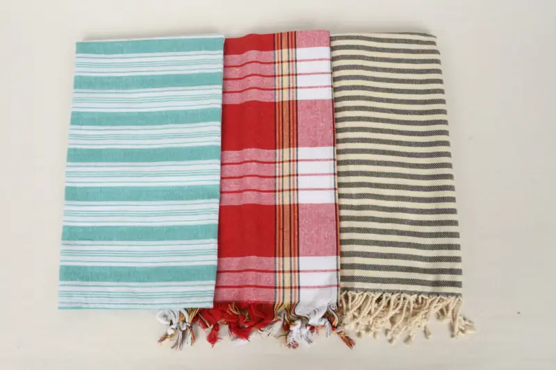 Turkish beach towel with fringe, Cotton towel, Bachelorette Party Favors, Absorbent Turkish towel, Valentines Gift, 70x40 Cotton Set of 10 Towel - 8
