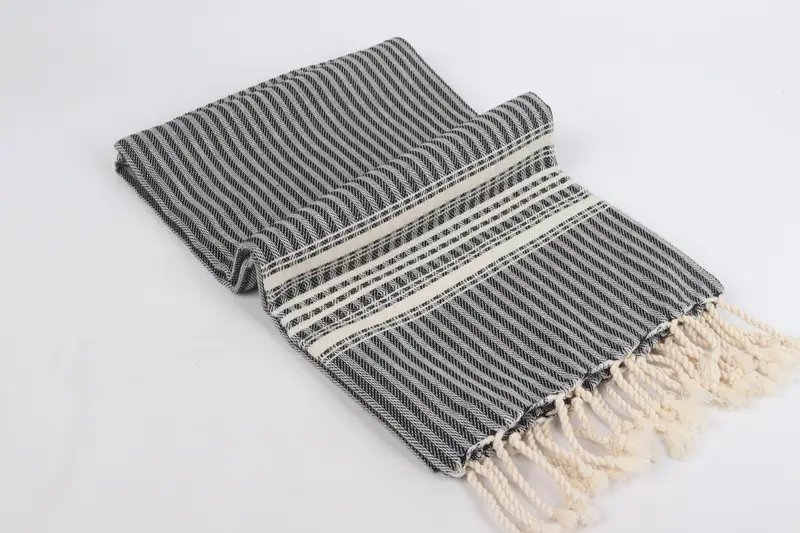 Turkish Towel Beach, Large Turkish Towel, Mexico Bachelorette Party Gifts, Merry Christmas Gifts, Custom Wedding Gift, 68x38 Cotton Striped Towel - 6