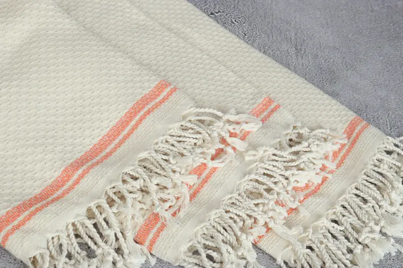 Lightweight Turkish towel, 68x36 Cotton Striped Towel, Wedding Favors, Pool Towels, Organic Beach Towel, Monogram Turkish Towel, Embroidery Towels - 5