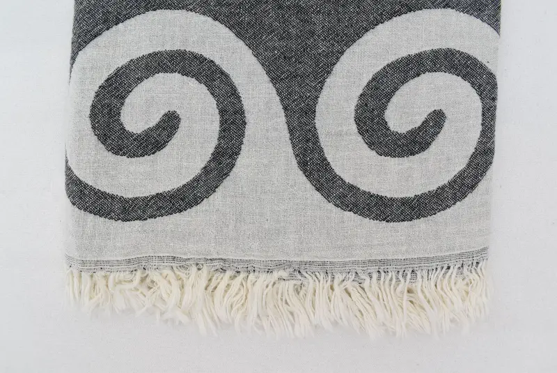 Bridesmaid Gift, Beach Theme Wedding Gift, 70x36 Cotton Patterned Towel, Yoga Towel, Monogram Beach Towel, Valentines Day Gift, Custom Wedding Gift - 6
