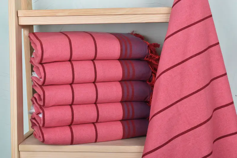 Embroidered Towel, Sand-free towel, Valentines Gift, Bachelor Gifts, Custom Wedding Gift From Bridesmaid, Yoga Towel, 68x40 Cotton Striped Towel - 2