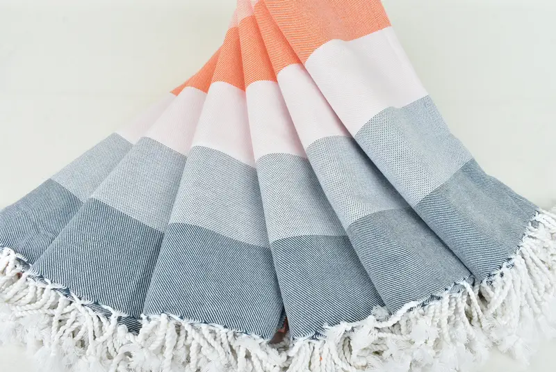 Bachelorette Party Favor, Organic Turkish towel, Beach Towel Gift, 70x40 Cotton Striped Towel, Personalized Turkish Towel, Custom Name Towel - 4