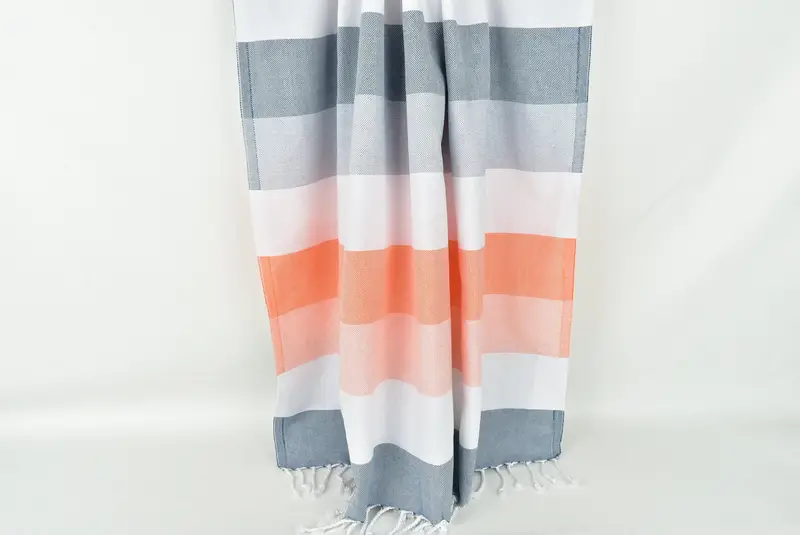 Bachelorette Party Favor, Organic Turkish towel, Beach Towel Gift, 70x40 Cotton Striped Towel, Personalized Turkish Towel, Custom Name Towel - 8