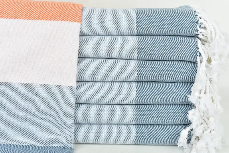 Bachelorette Party Favor, Organic Turkish towel, Beach Towel Gift, 70x40 Cotton Striped Towel, Personalized Turkish Towel, Custom Name Towel - 1
