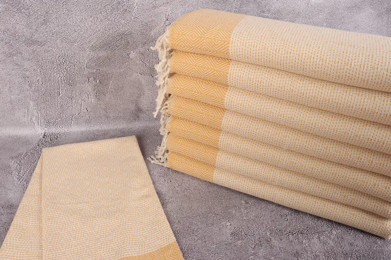 Wedding Gift, Personalized Kitchen Towel, 36x18 Cotton Diamond Towel, Monogram Kitchen Towel, Organic Towel, Decorative Towel, Wedding Shower Gift - 2