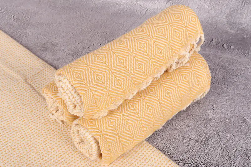Wedding Gift, Personalized Kitchen Towel, 36x18 Cotton Diamond Towel, Monogram Kitchen Towel, Organic Towel, Decorative Towel, Wedding Shower Gift - 7