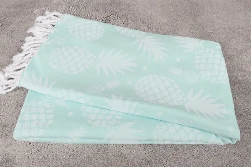 Holiday Towel, 70x36 Cotton Pineapple Design Towel, Best Friend Gift, Custom Wedding Gifts, Bridesmaid Favors, Turkish Towel Bulk, Bridesmaid Gift - 7