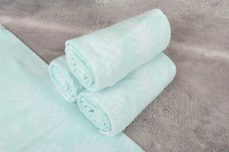 Holiday Towel, 70x36 Cotton Pineapple Design Towel, Best Friend Gift, Custom Wedding Gifts, Bridesmaid Favors, Turkish Towel Bulk, Bridesmaid Gift - 8