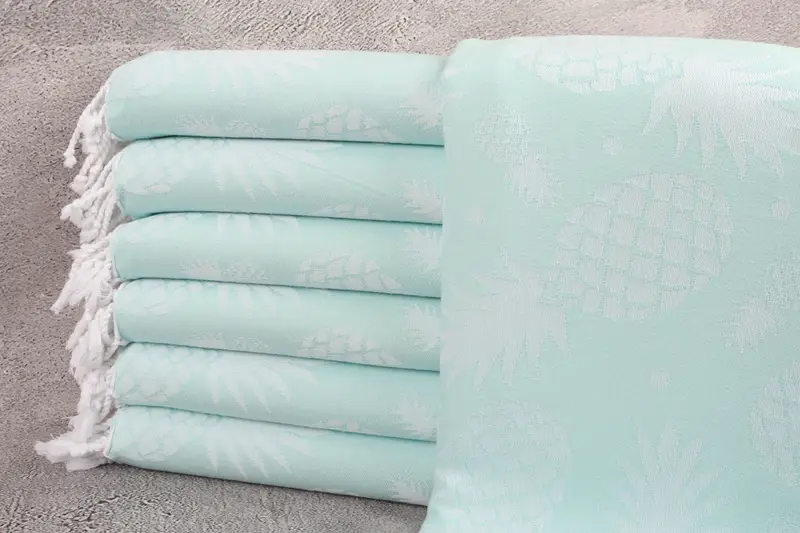 Holiday Towel, 70x36 Cotton Pineapple Design Towel, Best Friend Gift, Custom Wedding Gifts, Bridesmaid Favors, Turkish Towel Bulk, Bridesmaid Gift - 2