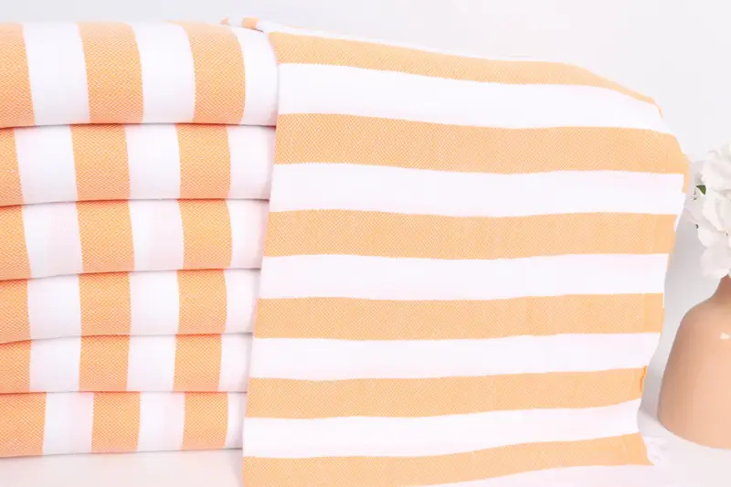 Custom Hand Towel, Personalized Dish Towel, 44x20 Cotton Striped Towel, Personalized Home Gift Wedding, Bathroom Towels, Embroidery Towels - 2
