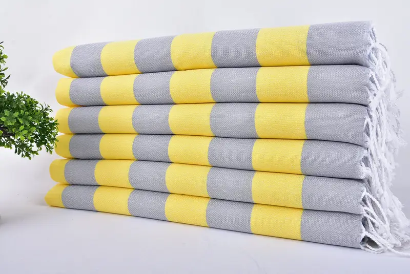 Xmas Gifts, Kitchen Towel, Personalized Hand Towel, Travel Towel, Gym Towel, 40x18 Cotton Striped Towel, Monogram Kitchen Towel, Wedding Gifts Towel - 3