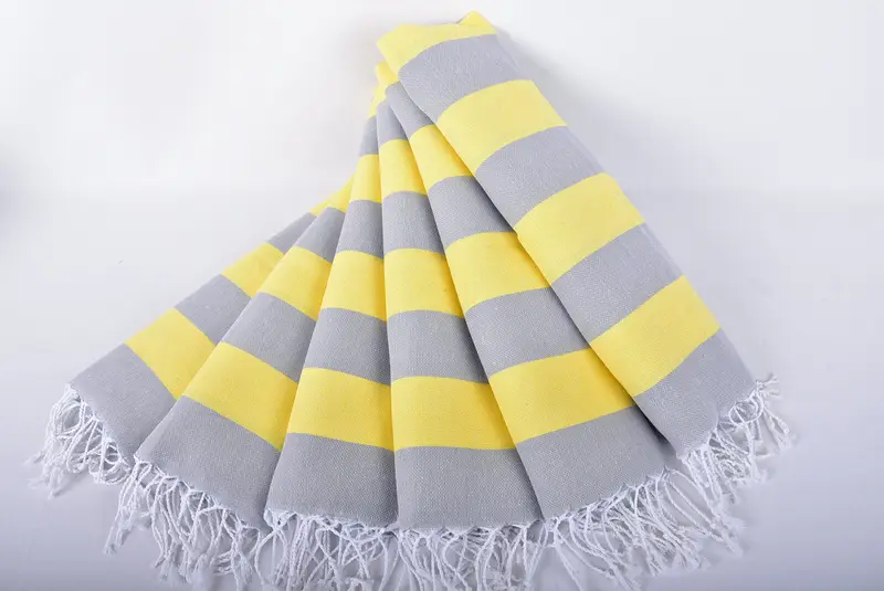 Xmas Gifts, Kitchen Towel, Personalized Hand Towel, Travel Towel, Gym Towel, 40x18 Cotton Striped Towel, Monogram Kitchen Towel, Wedding Gifts Towel - 4