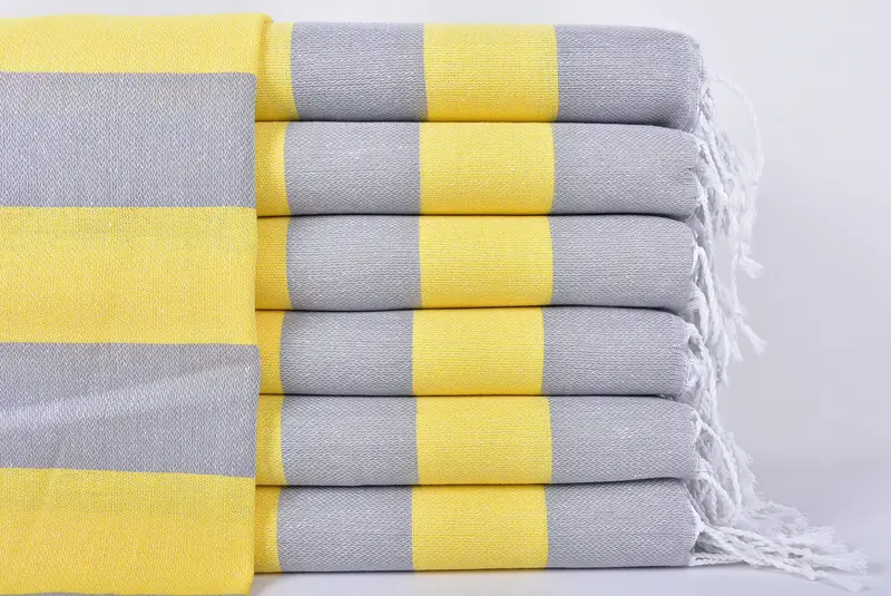 Xmas Gifts, Kitchen Towel, Personalized Hand Towel, Travel Towel, Gym Towel, 40x18 Cotton Striped Towel, Monogram Kitchen Towel, Wedding Gifts Towel - 1