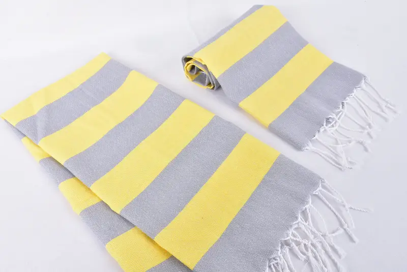 Xmas Gifts, Kitchen Towel, Personalized Hand Towel, Travel Towel, Gym Towel, 40x18 Cotton Striped Towel, Monogram Kitchen Towel, Wedding Gifts Towel - 7