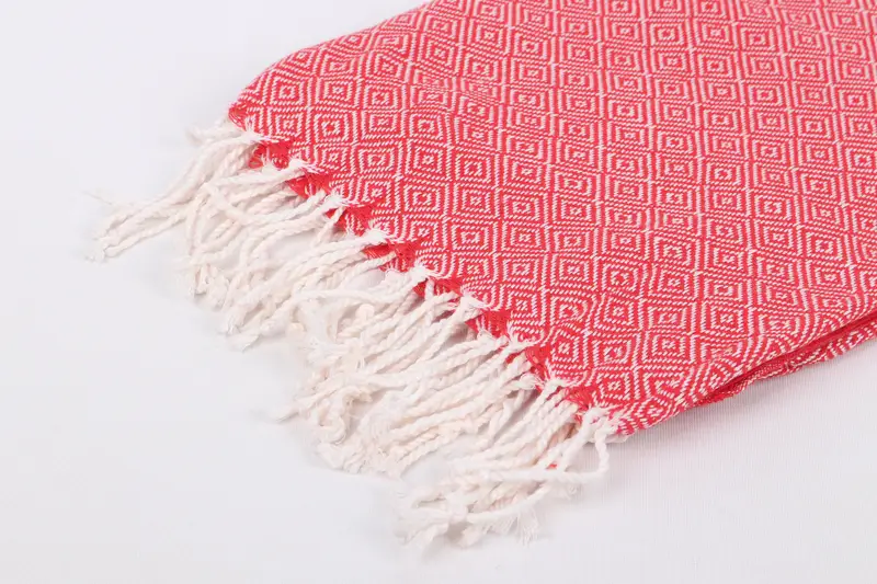 Luxury Turkish peshtemal beach towel, Bride Gift, 70x38 Cotton Diamond Towel, Organic towel, Bachelorette Gifts, Wedding Gift, Organic Towel - 7