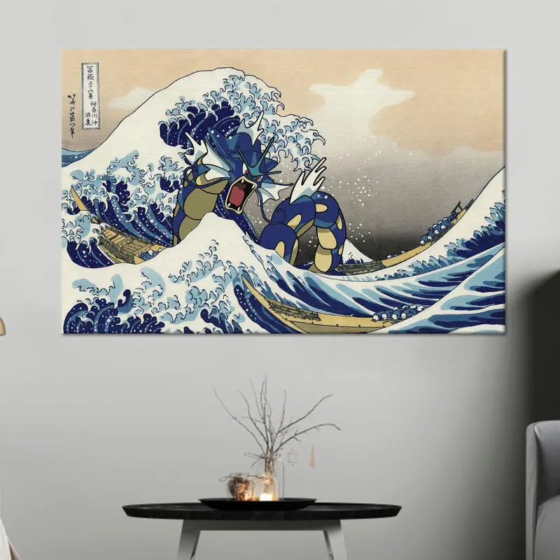 Wave Off Kanagawa Canvas: Japanischer Kunstdruck auf Premium-Leinwand