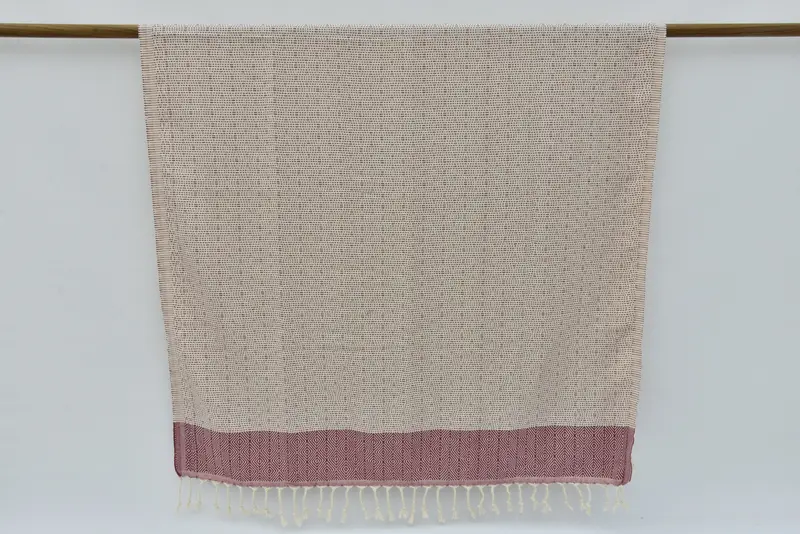 Organic towel, Peshtemal Towel, Thin towel, Embroidered Beach Towel, 70x40 Cotton Diamond Towel, Gifts For Him, Bridesmaid Gifts Personalized - 8