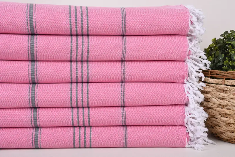 70x40 Cotton Striped Towel, Wedding Gift Ideas, Hammam Towel USA, Bridesmaid Gift, Gifts For Him, Monogrammed Turkish Towel, Monogram Turkish Towel - 2