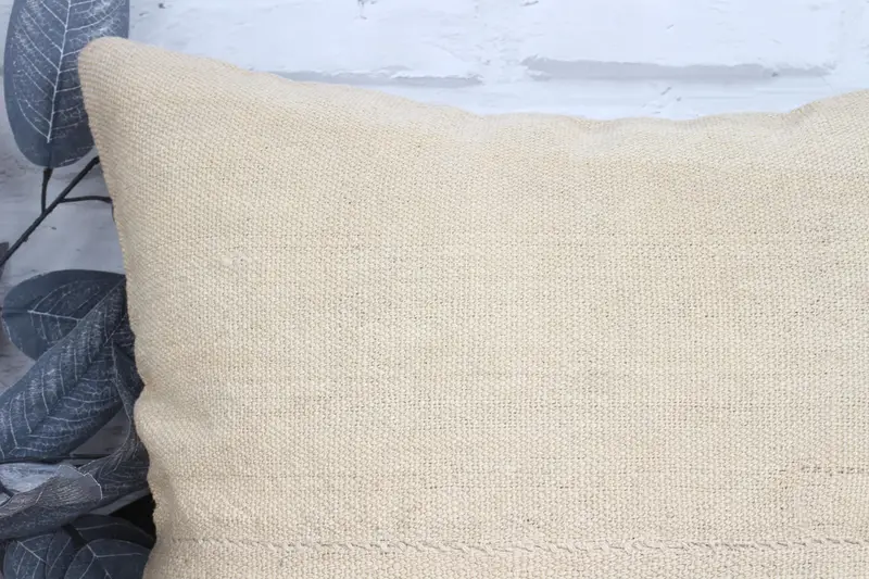 Home Decor Pillow, 18x18 Beige Pillow, Antique Pillows, Pillow Cover, Kilim Pillow Cover, Morroccon Kilim Cushion Cushion Cover - 2