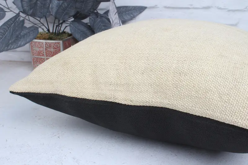 Home Decor Pillow, 18x18 Beige Pillow, Antique Pillows, Pillow Cover, Kilim Pillow Cover, Morroccon Kilim Cushion Cushion Cover - 7