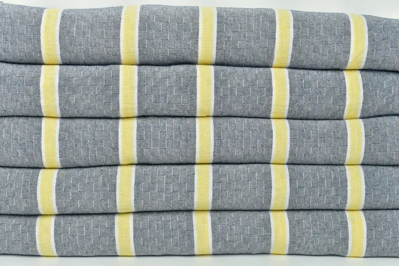 Housewarming Gift, Woven Throw Blanket, Gift For Bride, Turkish Blanket Queen, Family Gift Basket, Custom Wedding Gifts, 96x84 Cotton Striped Towel - 2