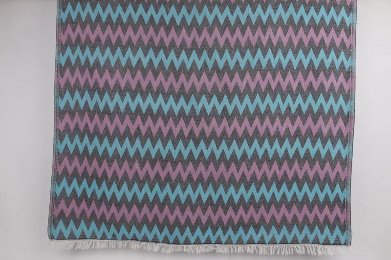Kids Beach Towel, Gift For Wedding Day, Custom Wedding Gifts, Gift For Her, Summer Gift, Boyfriend Christmas Gift, 64x34 Cotton Chevron Towel - 7