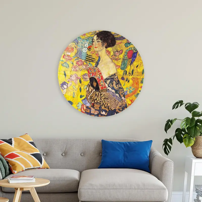 グスタフ クリムト レディ アール ヌーボー プリント キャンバス - エレガントな装飾