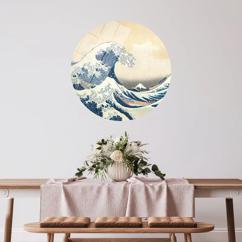 Contemporary Abstract Seascape Canvas Print - The Great Wave