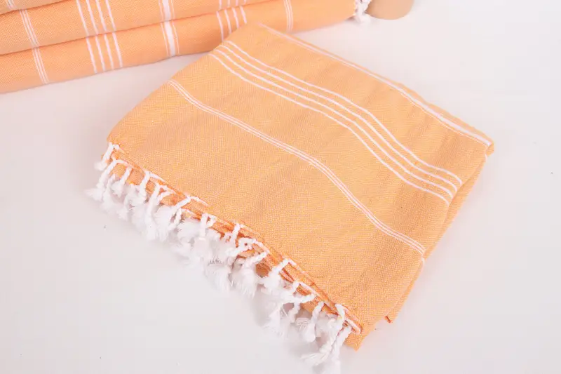 88x60 Cotton Striped Towel, Family Gift Basket, Boho Throw Blankets, Housewarming Gift, Custom Wedding Gifts, Home Decor Blankets, Shower Curtain - 5
