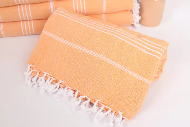 88x60 Cotton Striped Towel, Family Gift Basket, Boho Throw Blankets, Housewarming Gift, Custom Wedding Gifts, Home Decor Blankets, Shower Curtain - 4