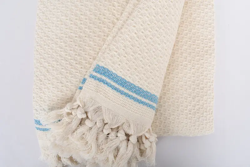 Throw Blanket Couch, 94x92 Cotton Striped Towel, Turkish Blanket, Gift For Wedding Day, Home Decor Gifts, Christmas Tablecloth, Tablecloth - 8