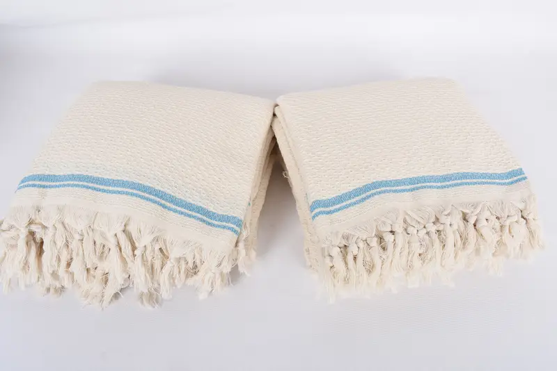 Throw Blanket Couch, 94x92 Cotton Striped Towel, Turkish Blanket, Gift For Wedding Day, Home Decor Gifts, Christmas Tablecloth, Tablecloth - 6