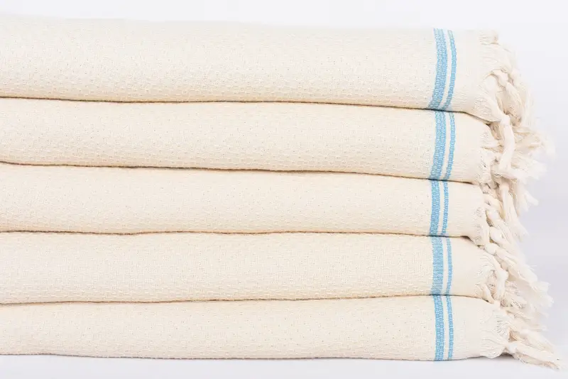 Throw Blanket Couch, 94x92 Cotton Striped Towel, Turkish Blanket, Gift For Wedding Day, Home Decor Gifts, Christmas Tablecloth, Tablecloth - 3