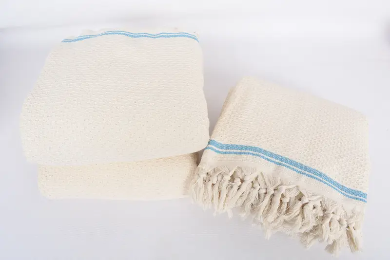 Throw Blanket Couch, 94x92 Cotton Striped Towel, Turkish Blanket, Gift For Wedding Day, Home Decor Gifts, Christmas Tablecloth, Tablecloth - 7