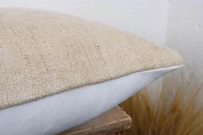 Boho Yastığı, Vintage Kilim atma yastığı, retro yastık kılıfı, antika yastık, yastık, kanepe yastık sham, 16x24 beyaz yastık kapağı, etnik yastık kutusu - 6