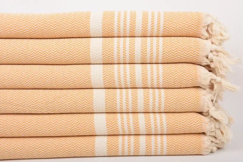 Small Bath Towels, Best Friend Wedding Gift, Monogram Kitchen Towel, 40x18 Cotton Striped Towel, Personalized Gift, Travel Towel, Christmas Gift - 3