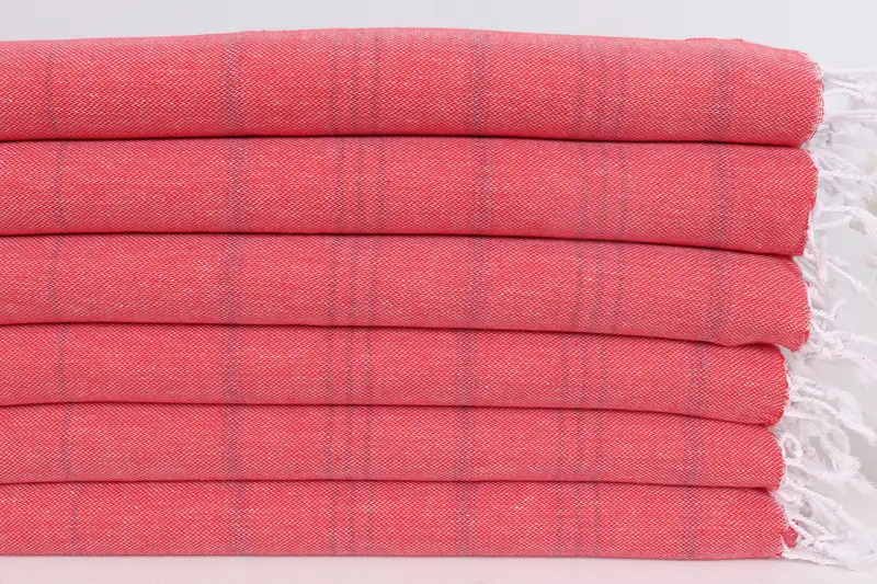 Monogramlı el havlu, 40x24 pamuklu çizgili havlu, monogram havlu, düğün hediyesi, Türk çay havlu, hoşgeldin düğün hediyesi, ev için hediye - 3