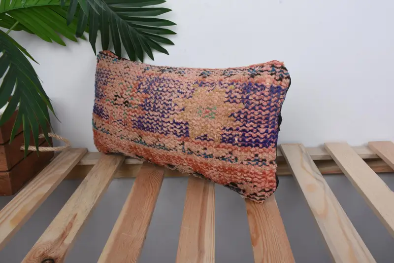 8x16 Blue Pillow Case, Kilim Pillow Cover, Gift Pillow, Pillow Cover, Indoor Pillow Case, Boho Chic Pillow, Pillow for Sofa, Retro Cushion Cover - 5